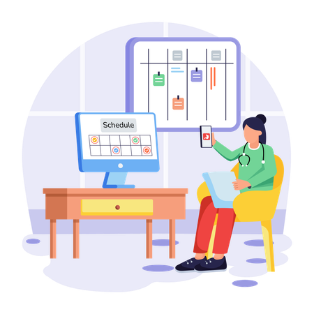 Certification-based schedule planning illustration